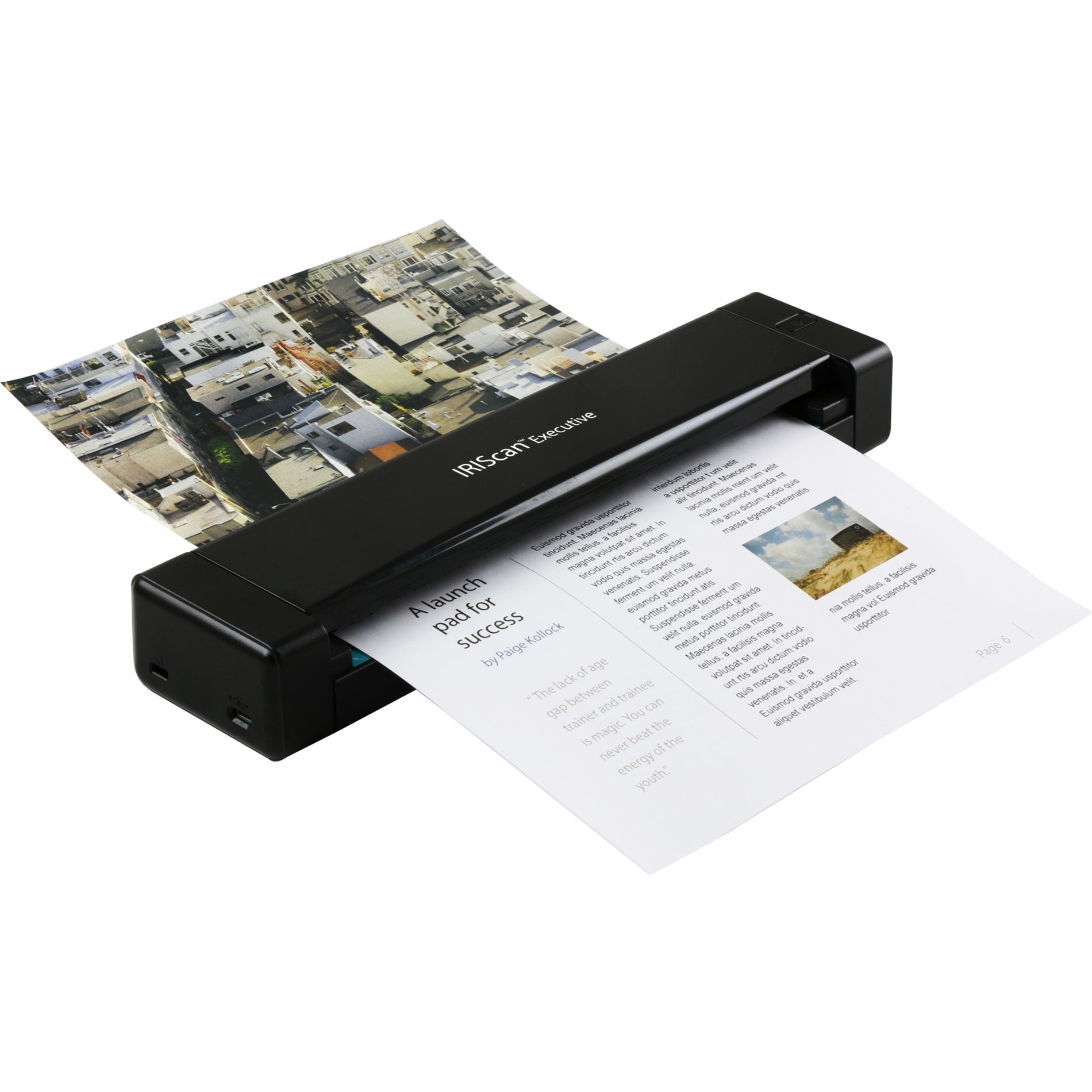 I.R.I.S. 458738 IRISCan Exécutif 4 Scanner Portable Duplex Solution de Numérisation Ultime