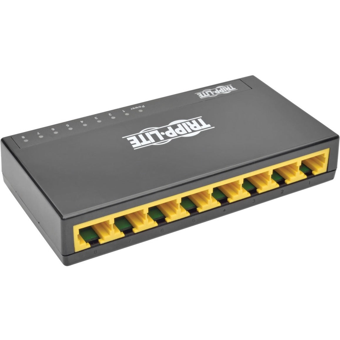 Tripp Lite NG8P 8-Puerto 10/100/1000 Mbps Escritorio Conmutador Ethernet Gigabit No Administrado Garantía de 5 Años Certificado RoHS.