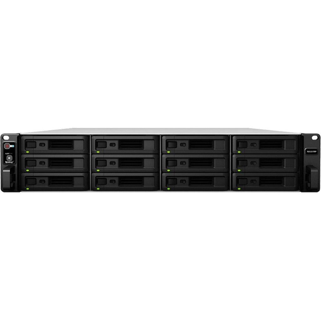 Synology RX1217RP Boîtier de disque 2U 12 Baie RPS Expansion pour Rack Station NAS.