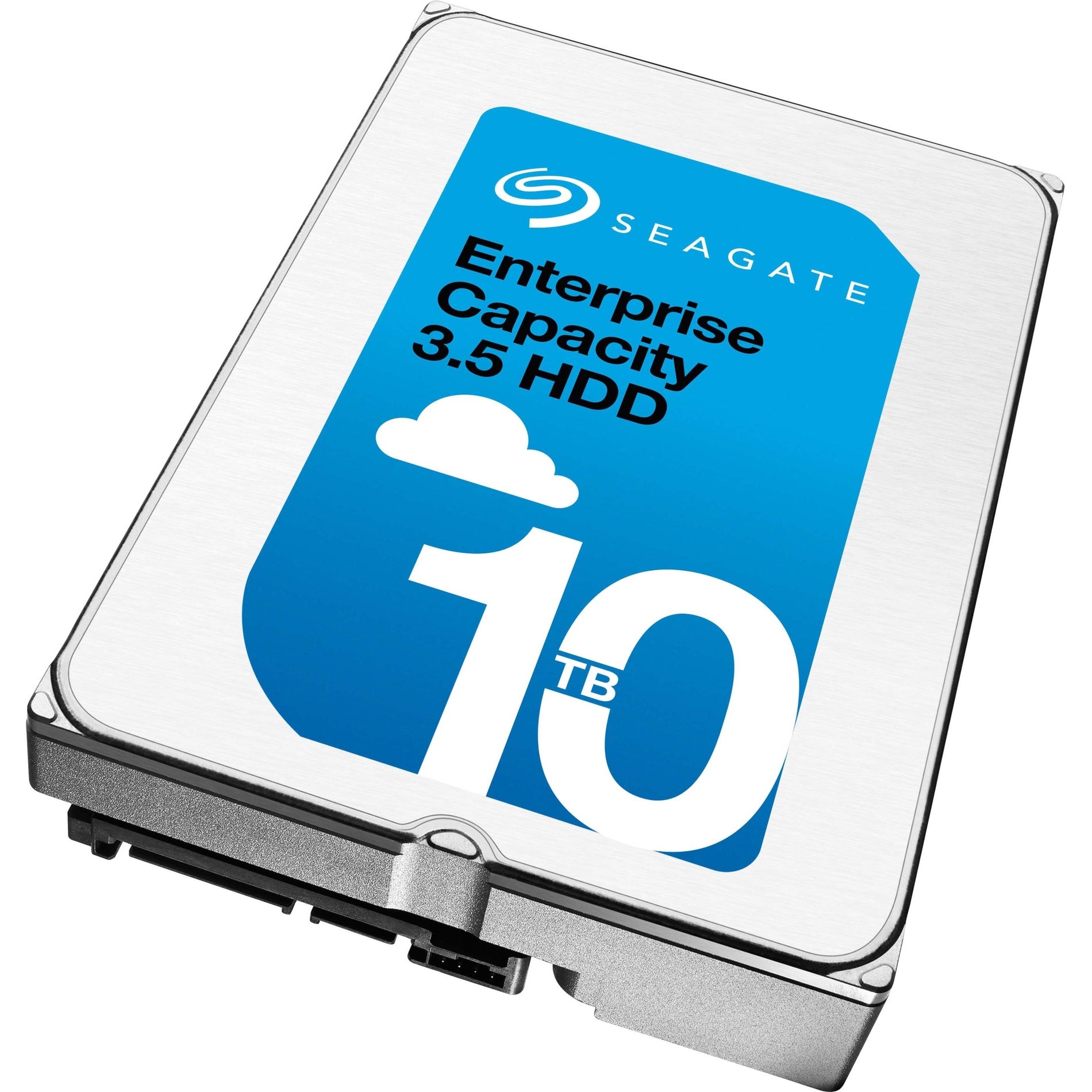 Seagate ST10000NM0206 Enterprise Capacity 3.5 HDD (Helium) V6 10TB 4Kn SAS Standard, 7200 RPM, 256MB, 5 Year Warranty