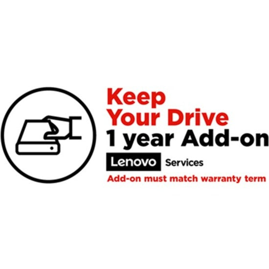 Lenovo 5WS0L13021 Keep Your Drive (Add-On) - 1 Year Service, On-site Repair, Parts Replacement