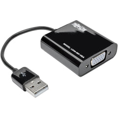 Tripp Lite U244-001-VGA USB 2.0 to VGA External Video Graphics Card Adapter Limited Warranty 3 Year  ブランド名: Tripp Lite 三菱トリップライト U244-001-VGA USB 2.0 へ VGA 外部 ビデオ グラフィックス カード アダプタ、限定保証 3 年