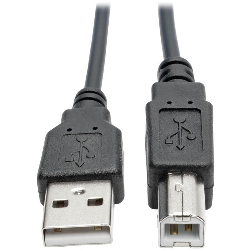 Detailed view of USB connector construction showing strain relief and connector housing