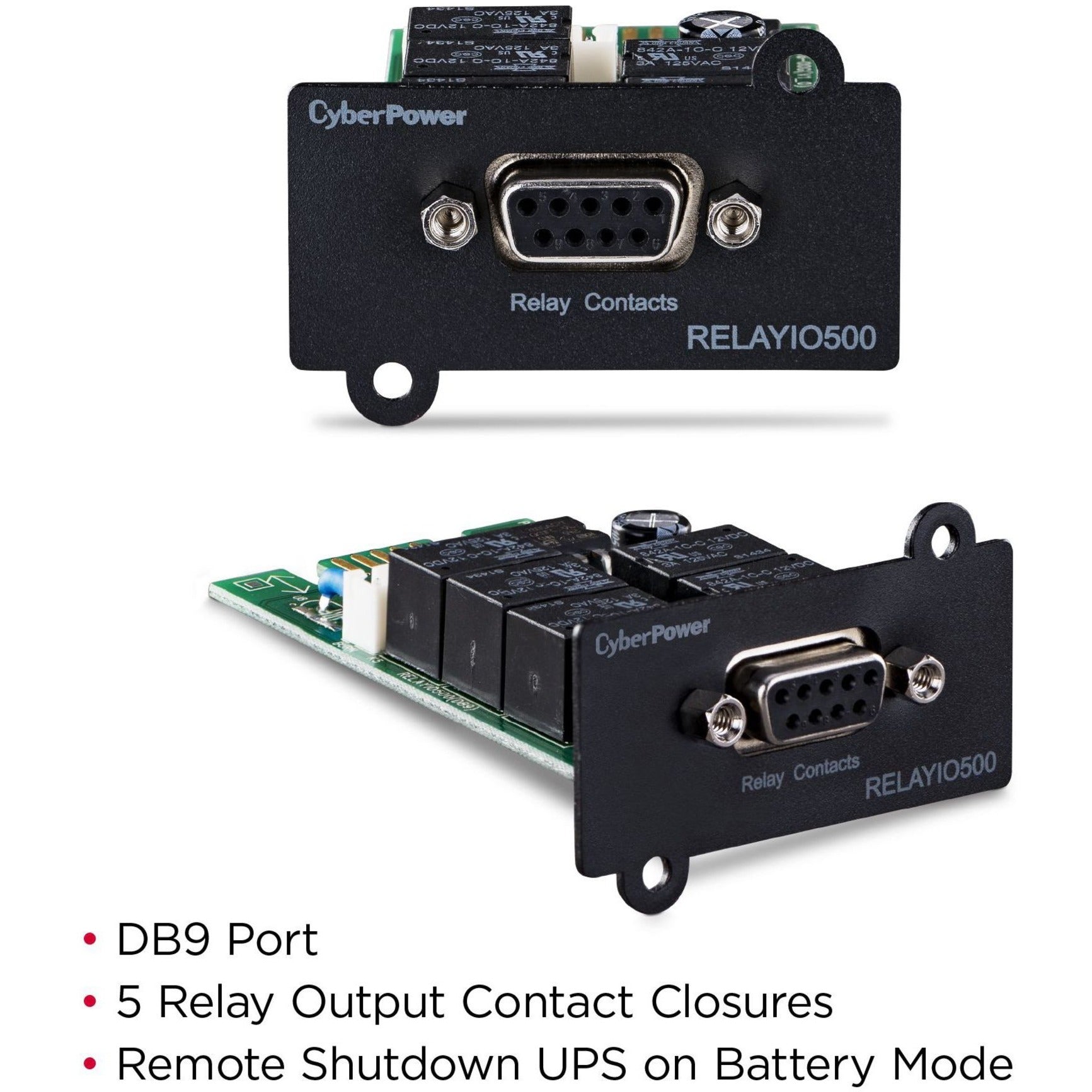 赛博力 RELAYIO500 远程电源管理适配器，3年保修，串行接口 品牌名称：赛博力