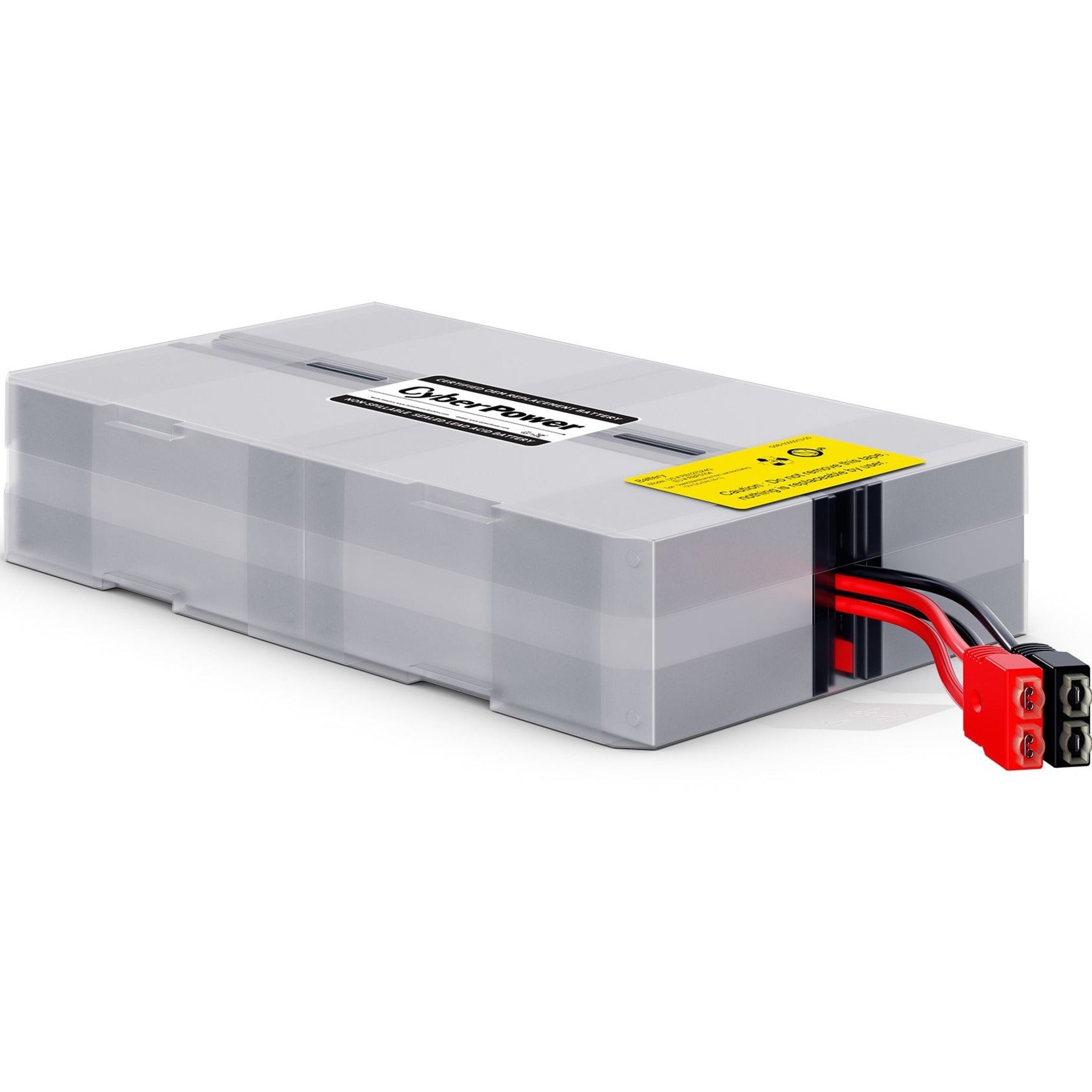 CyberPower RB1270X4G Kit de batería 12V CC 7000mAh Ácido de plomo a prueba de fugas/ sellado. Marca: CyberPower.