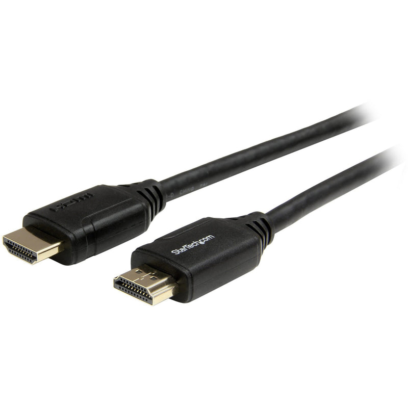 StarTech.com Premium HDMI Cable showing both gold-plated male connectors with black housing