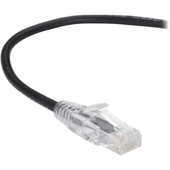 블랙 상자 C6APC28-BK-03 슬림-넷 Cat.6a UTP 패치 네트워크 케이블 3 ft 10 Gbit/s