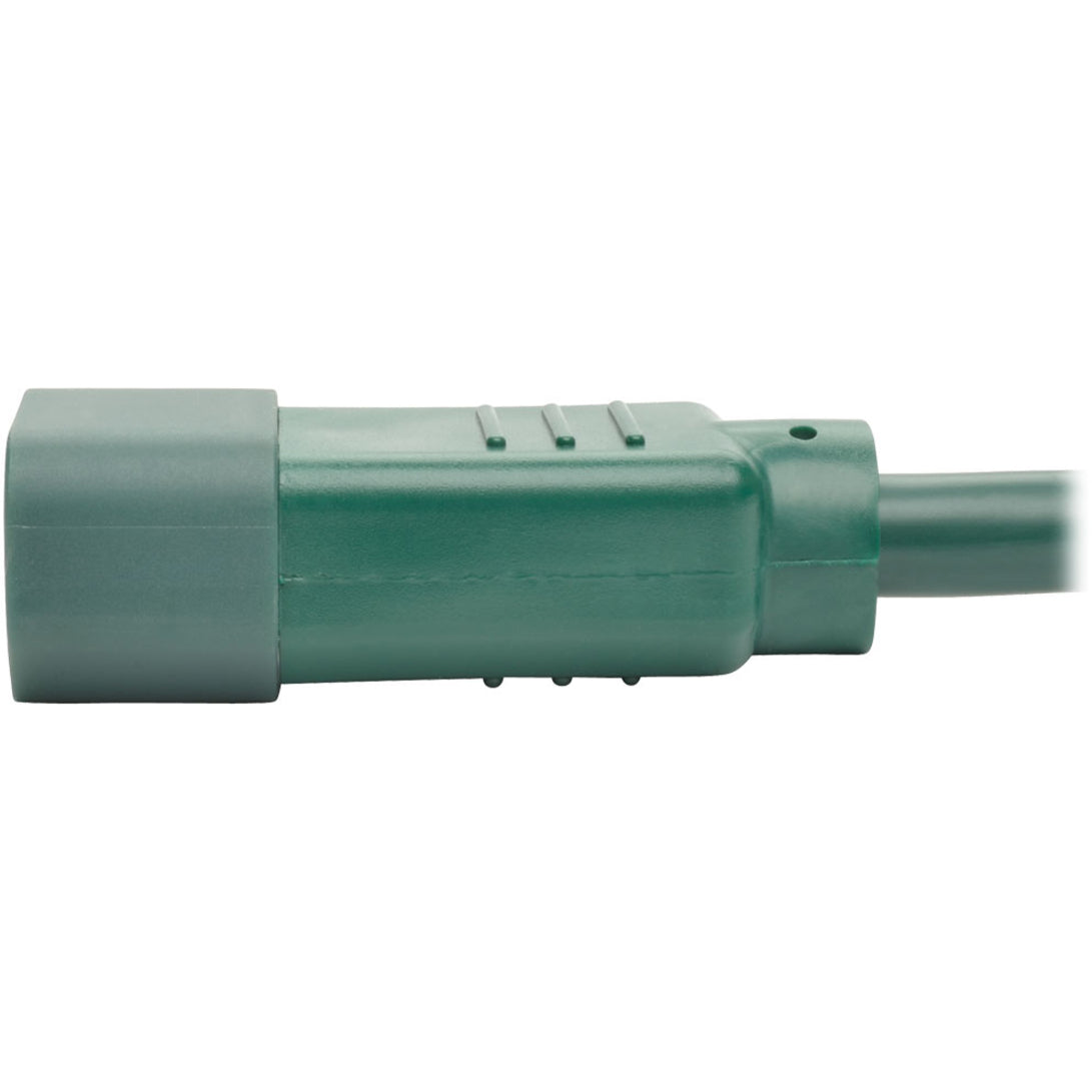 Tripp Lite P004-003-AGN Power Extension Cord 10A 18 AWG 3 ft Green  트리프 라이트 P004-003-AGN 전원 연장 케이블 10A 18 AWG 3 ft 그린