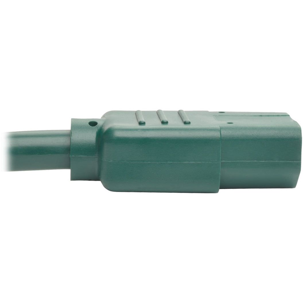 Cable de extensión de potencia Tripp Lite P004-003-AGN 10A 18 AWG 3 pies Verde