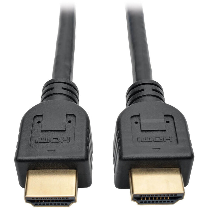 Close-up view of gold-plated HDMI connectors with strain relief design and premium construction