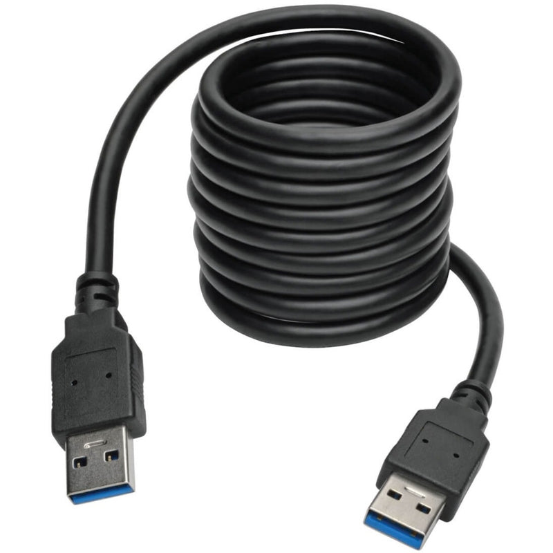 Coiled view of the 6-foot USB cable showing flexibility and length