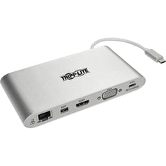 Estación de Acoplamiento Tripp Lite U442-DOCK1 USB-C con HDMI Plata