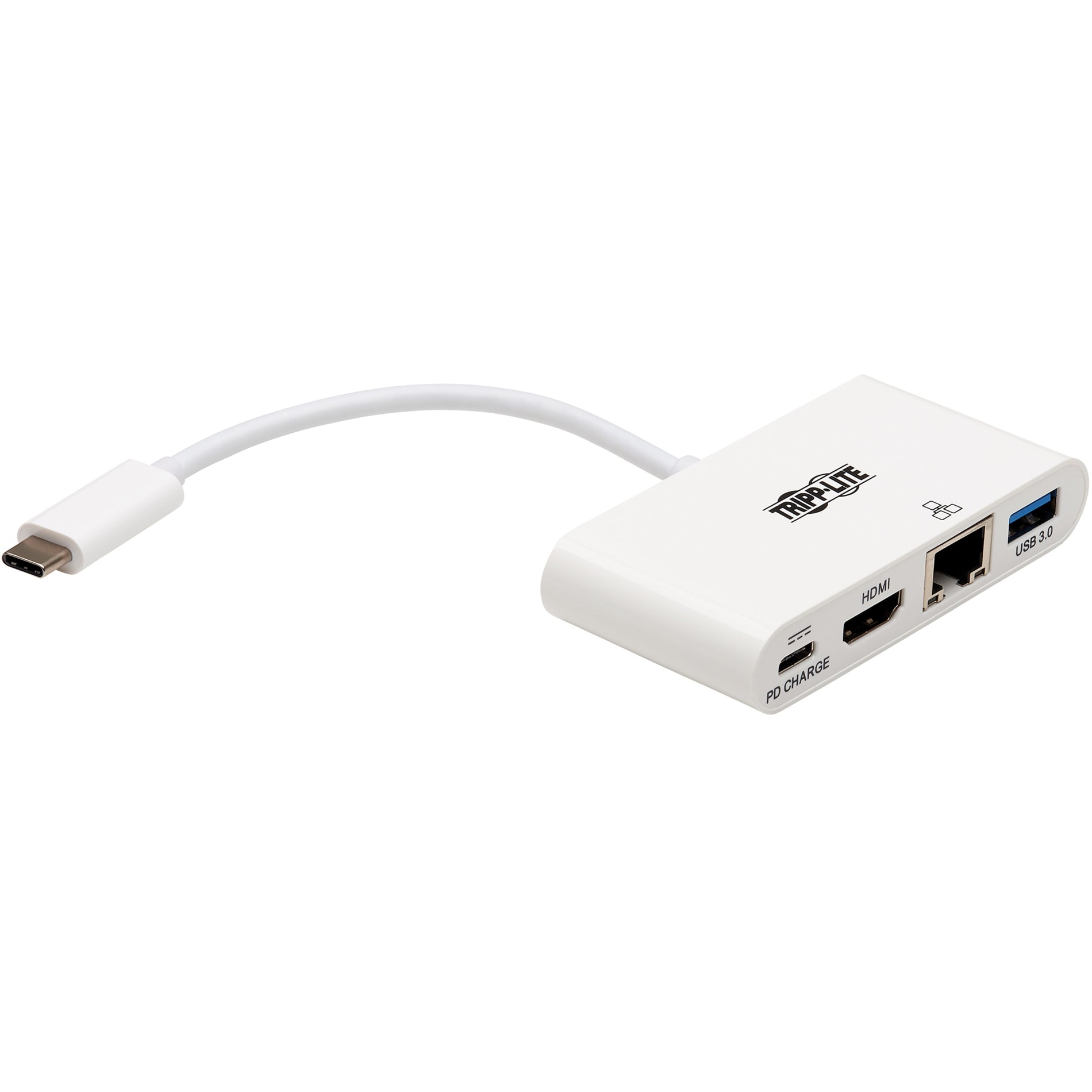 Tripp Lite U444-06N-H4GU-C 轉接站，USB-A，USB-C 到 HDMI，3 年保修 Tripp Lite 聯想包含Lit的三重力