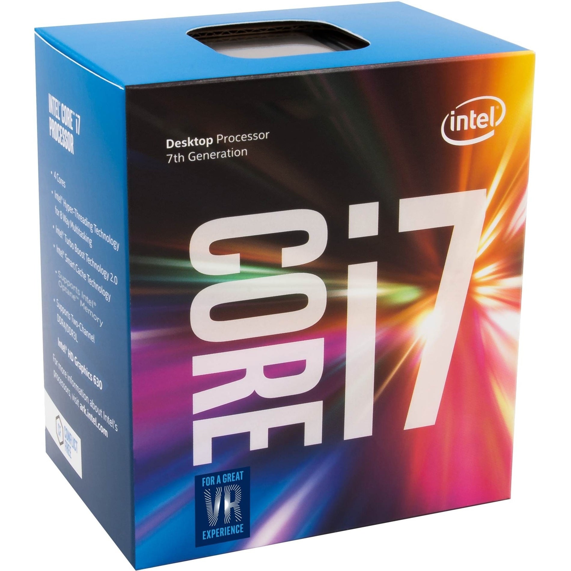 Intel BX80677I77700 Core i7-7700 Quad-core i7-7700 3.6GHz Desktop Processor, 8MB Cache, 65W TDP