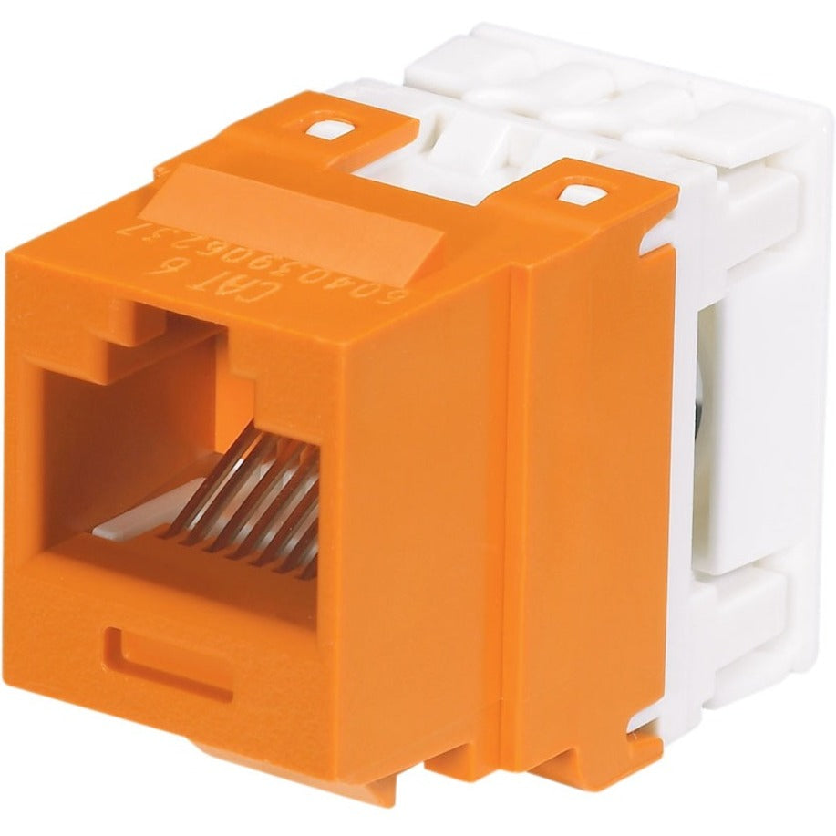 Panduit NK688MOR Network Connector, RJ-45 Male, PoE+, PoE, Orange