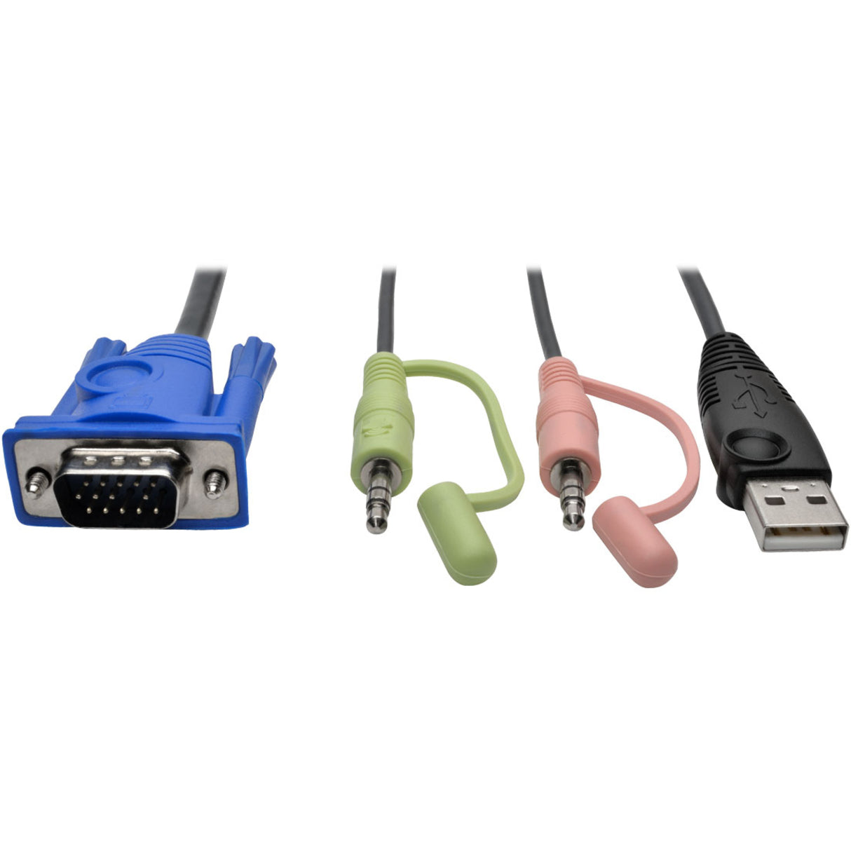 Tripp Lite B055-001-USB-VA NetDirector USB Server Schnittstelleneinheit KVM Extender mit USB VGA Kopfhörer Mikrofon und Netzwerk (RJ-45) Anschlüssen