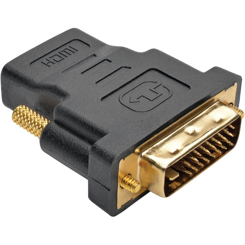 Side view of DVI adapter showing secure fastening mechanism and gold contacts