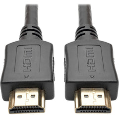 ทริปไลท์ P568-040 สาย HDMI ความเร็วสูง อัลตร้า HD 40 ฟุต สีดำ ยืดหยุ่น การป้องกัน EMI/RF