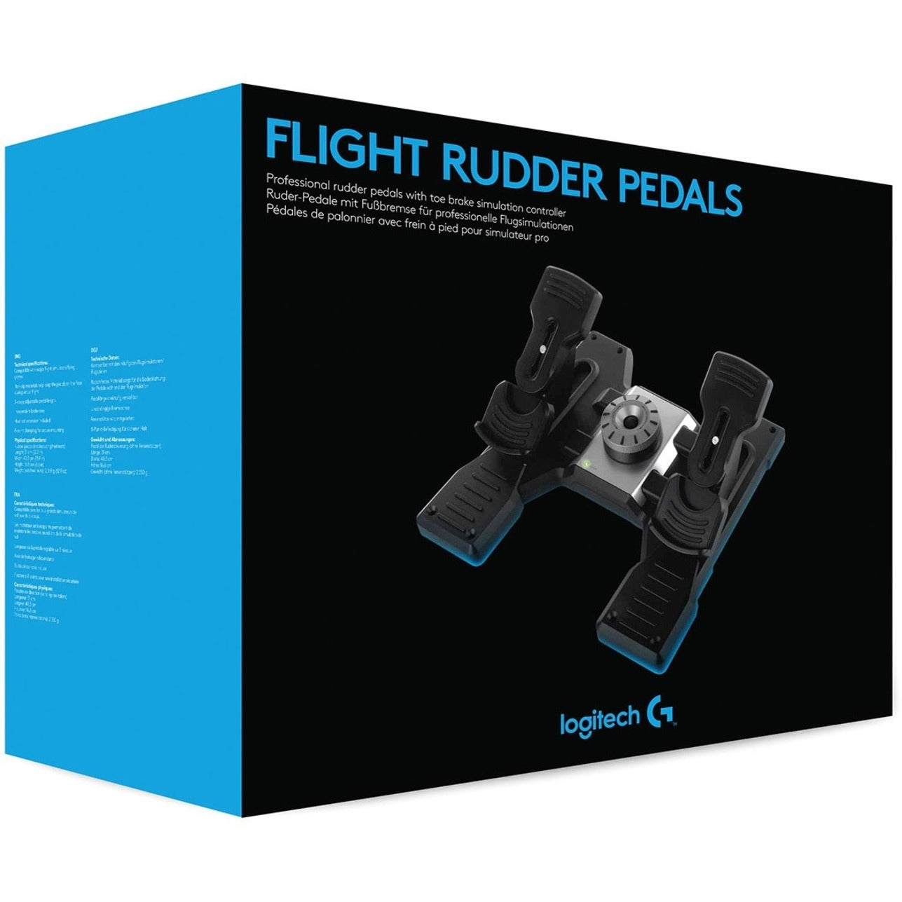  Logitech G USB PRO Flight Rudder Pedals : Video Games