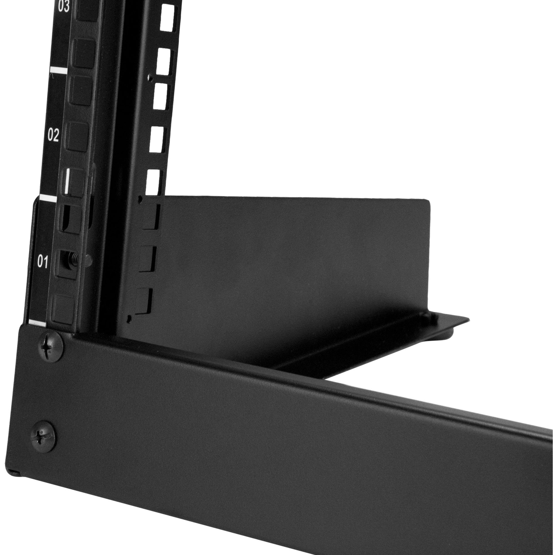 StarTech.com RK8OD 8U Desktop Rack - 2-Post Open Frame Rack - 19in Open Frame Desktop Rack, Easy Assembly, TAA Compliant