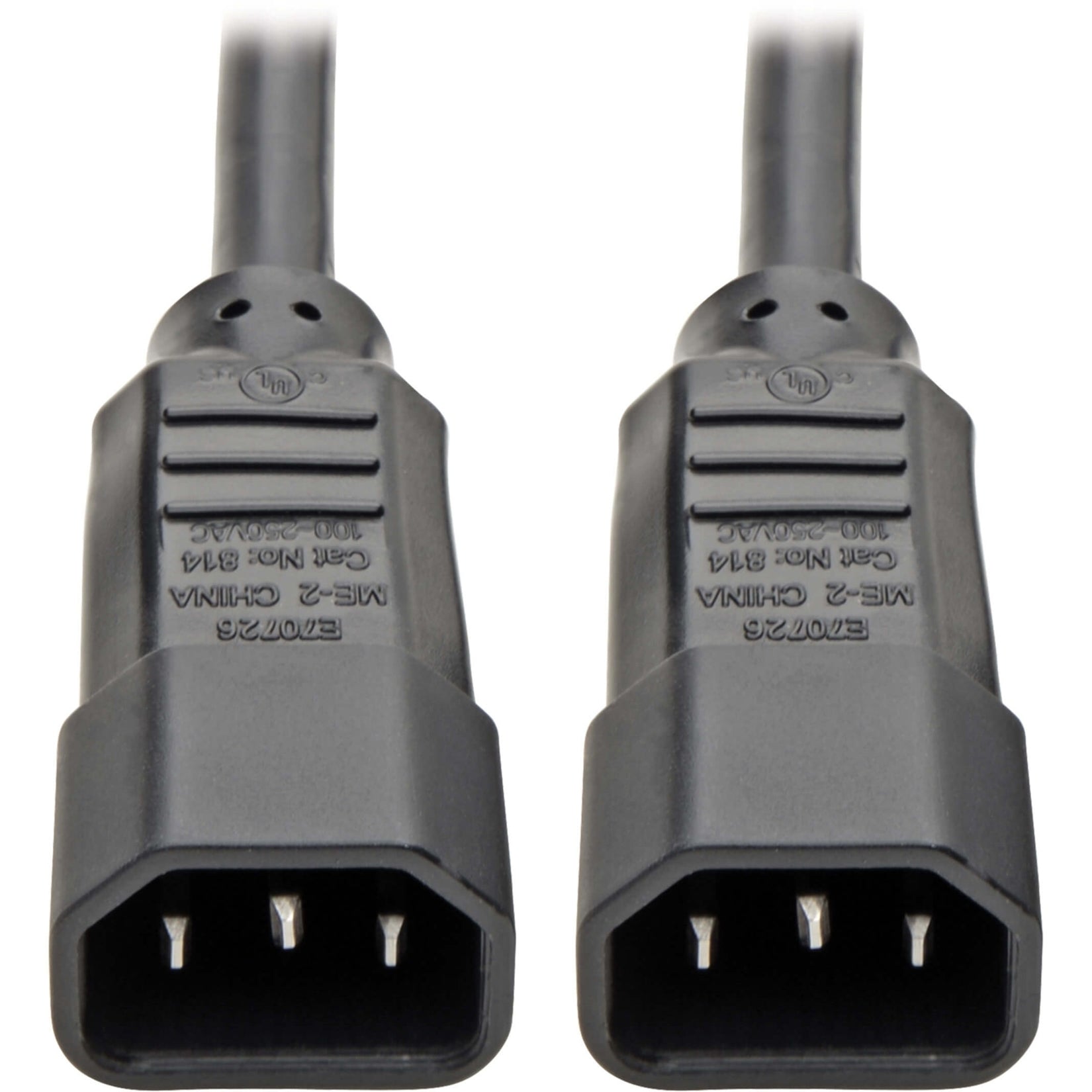 Close-up of IEC C14 power input connectors for the Tripp Lite PDUMH15HVAT PDU-alternate-image5