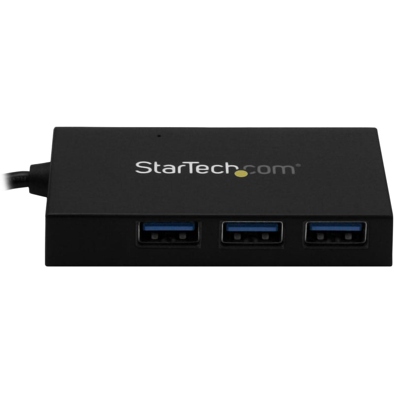 Front view of StarTech.com USB hub showing three USB 3.0 Type-A ports