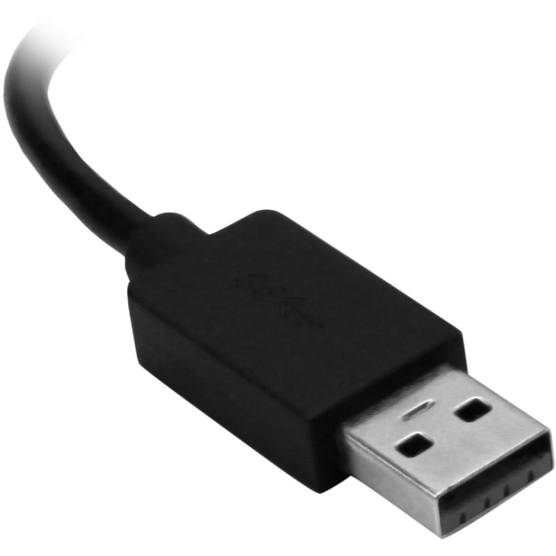 Close-up view of USB Type-A connector on StarTech.com USB hub cable