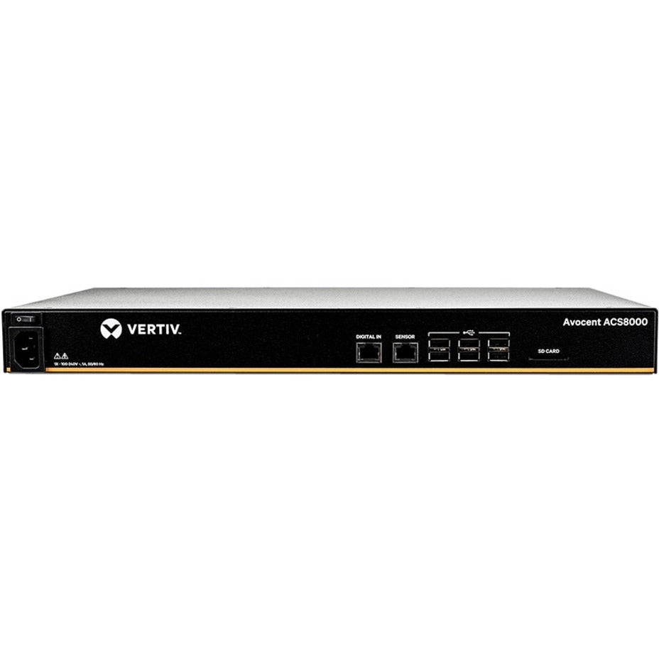 AVOCENT ACS8032SAC-400 ACS 8000 Advanced Console Server 32-port with AC Power Supply  AVOCENT ACS8032SAC-400 ACS 8000 Console Server Avanzato 32 porte con Alimentatore AC