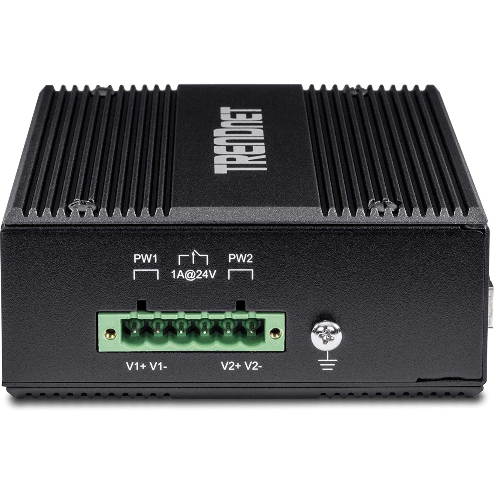 TRENDnet 6-Port Hardened Industrial Gigabit 10/100/1000 Mbps Ultra PoE DIN-Rail Switch; UPoE; IP30; DIN-Rail & Wall Mounts Included; Lifetime Protection; TI-UPG62 (TI-UPG62) Alternate-Image2 image