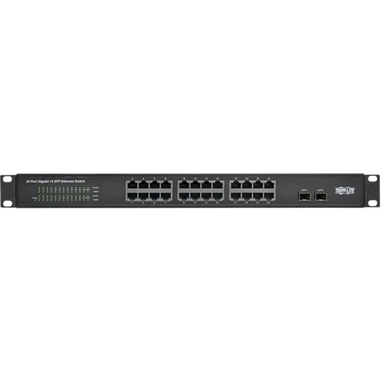 Tripp Lite NG24 Commutateur Ethernet Rackmount Non Géré Métal 1U 24-Port Gigabit Commutateur Ethernet