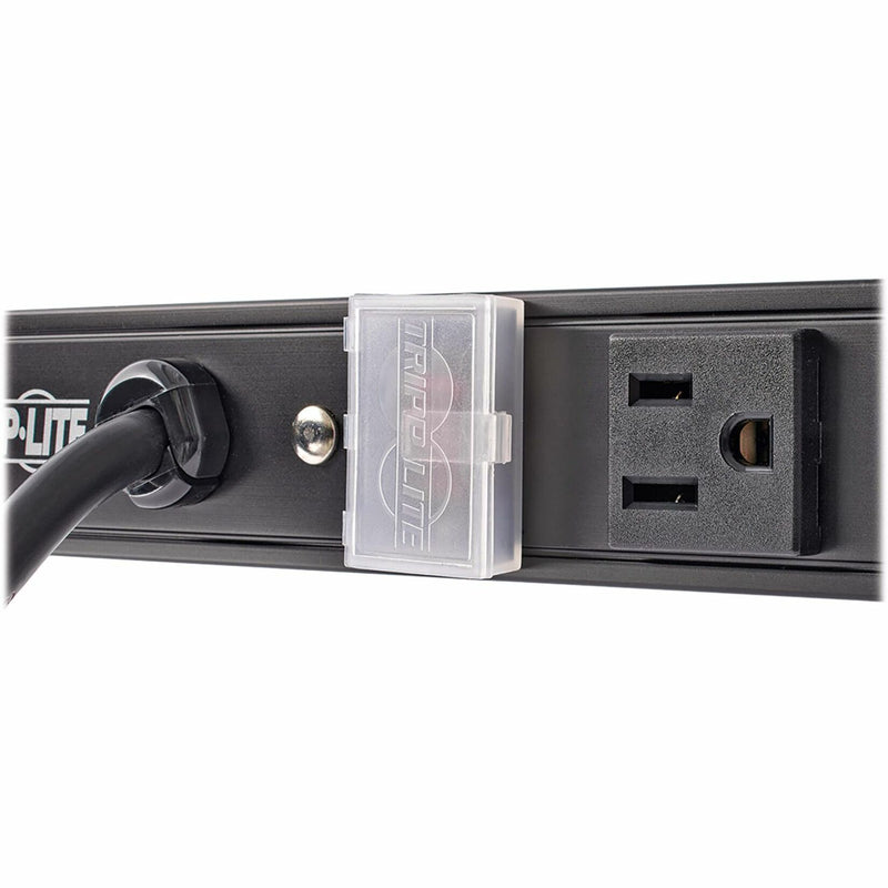 Tripp Lite PS3612B close-up view of outlet design and safety features