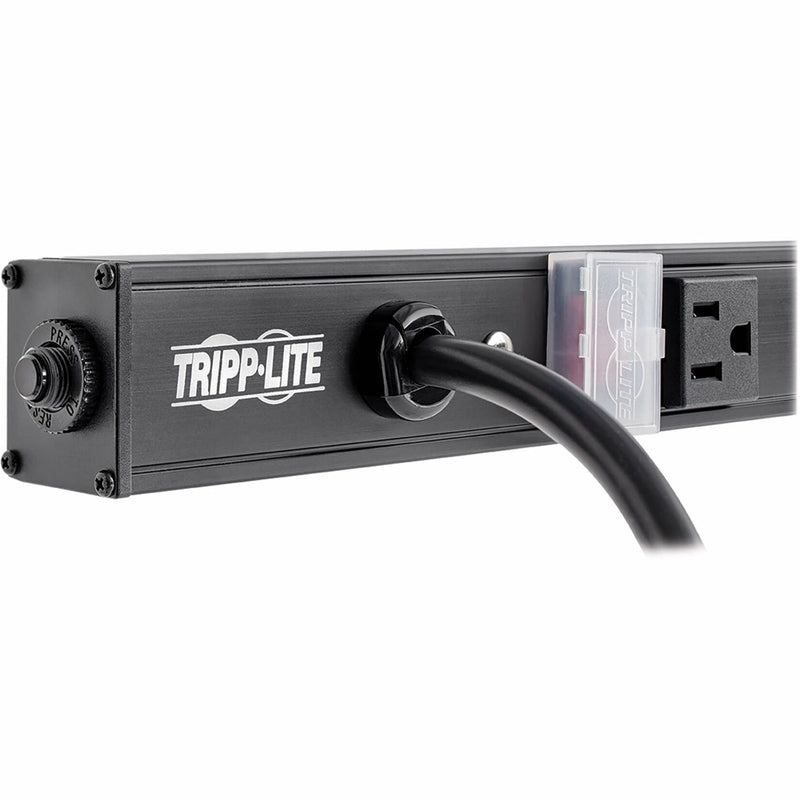 Tripp Lite PS3612B detail view of power entry and mounting features