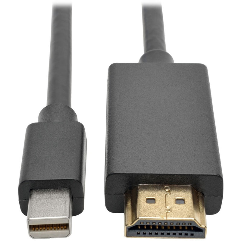 Side view of Mini DisplayPort and HDMI connectors showing premium metal plating