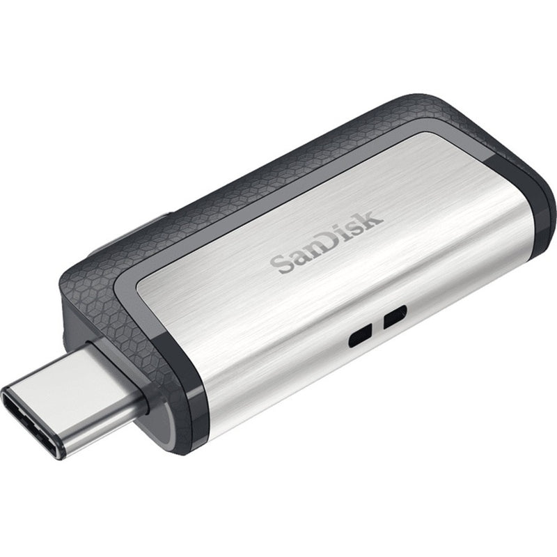 SanDisk Ultra Dual Drive with USB-C connector extended showing reversible design