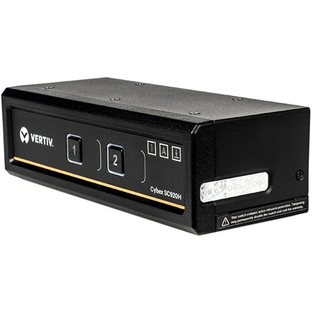 AVOCENT SC920H-001 Cybex SC900 Secure Desktop KVM Switch, 2 Port Dual-Head HDMI, TAA Compliant