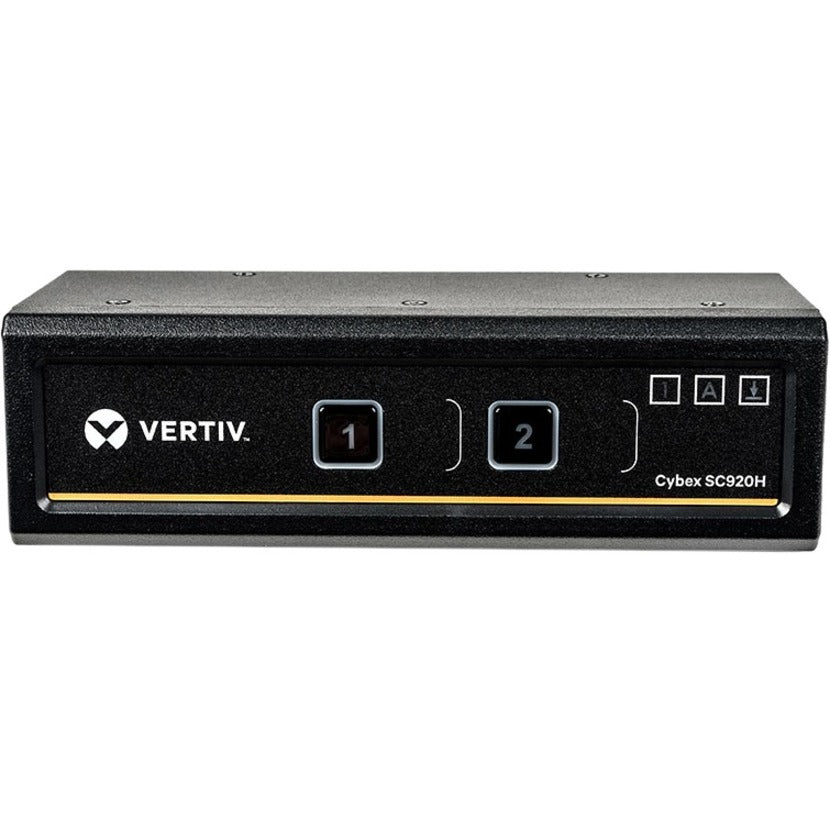 AVOCENT SC920H-001 Cybex SC900 Secure Desktop KVM Switch, 2 Port Dual-Head HDMI, TAA Compliant