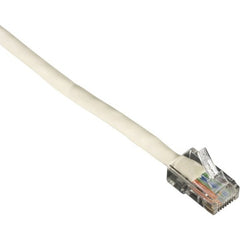 Black Box Connect Cat.5e UTP Patch Network Cable, Snagless Molded, RJ-45 Male/Male, Gold Plated, 26 AWG, 1ft White - CAT5EPC-B-001-WH (2 Year Warranty)