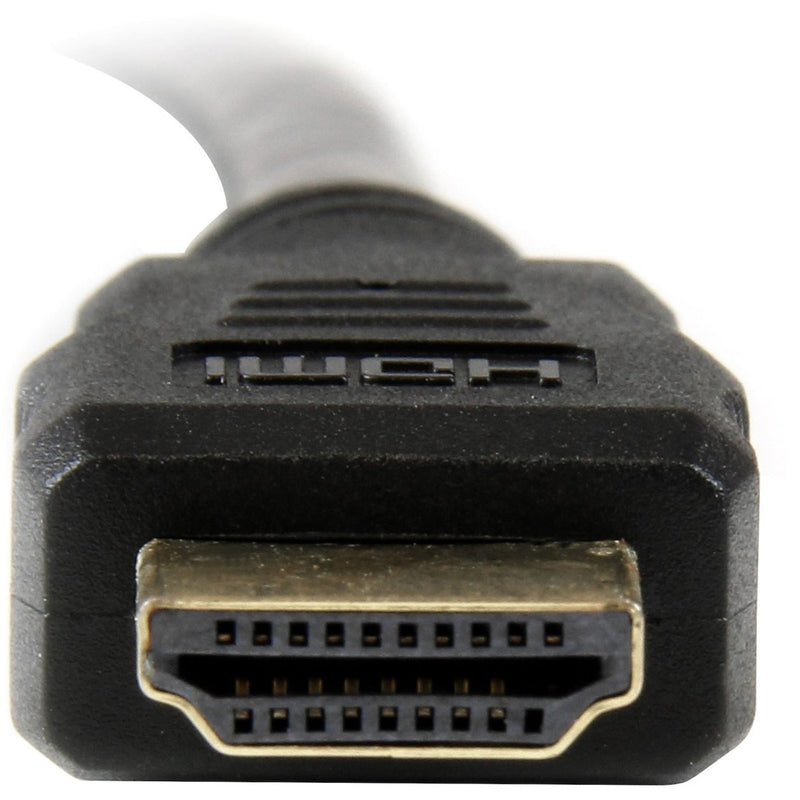 Macro shot of HDMI connector face showing pin arrangement