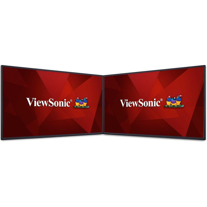 Dual ViewSonic VP2468_H2 monitors showing seamless multi-monitor setup