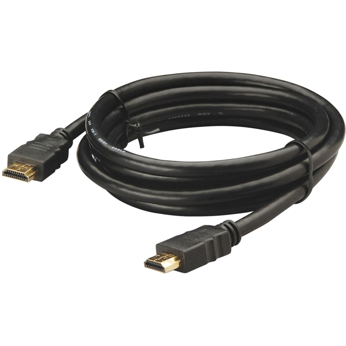 4XEM 15ft كابل HDMI بدقة عالية 4K2KPRO15 حماية EMI/RF موصلات مطلية بالذهب أسود