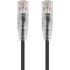 Monoprice 13532 SlimRun Cat6 28AWG UTP Ethernet Network Cable 5ft Black Flexible Snagless  Monoprice 13532 SlimRun Cat6 28AWG UTP Ethernet Network Fascio 5ft Nero Flessibile Senza intoppi