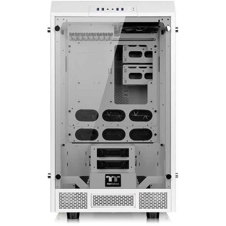 Thermaltake CA-1H1-00F6WN-00 The Tower 900 Computer Case, Full-tower, Transparent White, 9 Expansion Bays, 8 Expansion Slots, 4 USB Ports