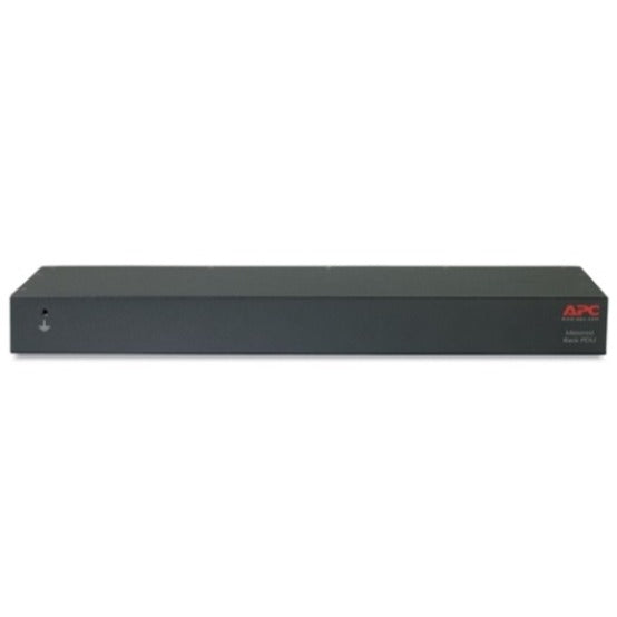 Top view of APC AP7800B Rack PDU showing slim 1U profile design