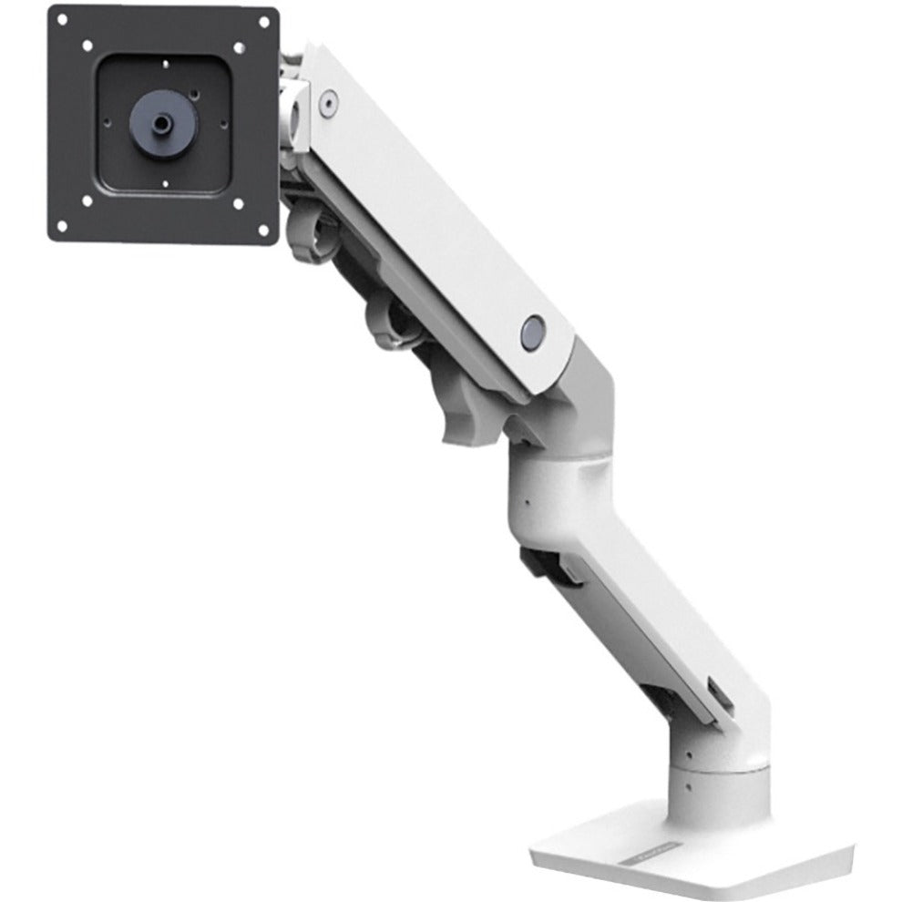 Ergotron 45-475-216 HX Bureau Monitor Arm (Wit) Kantelbaar Draaibaar Hoogte Verstelbaar 42 lb Maximale Draagvermogen