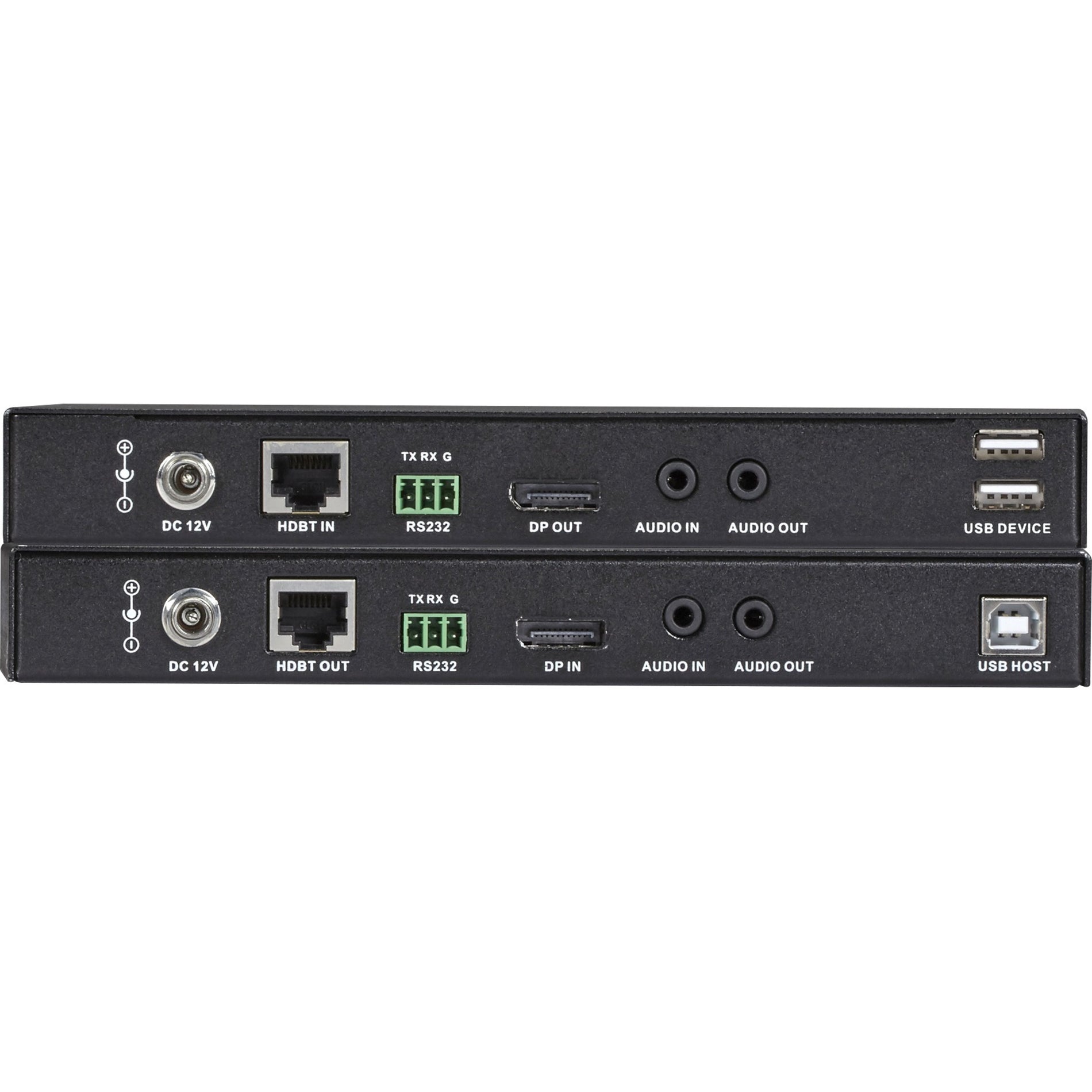 Black Box UVX-DP-TP-100M 4K USB 2.0 RS-232 Audio Video Extender DisplayPort, Maximum Video Resolution 3840 x 2160, 3 Year Warranty