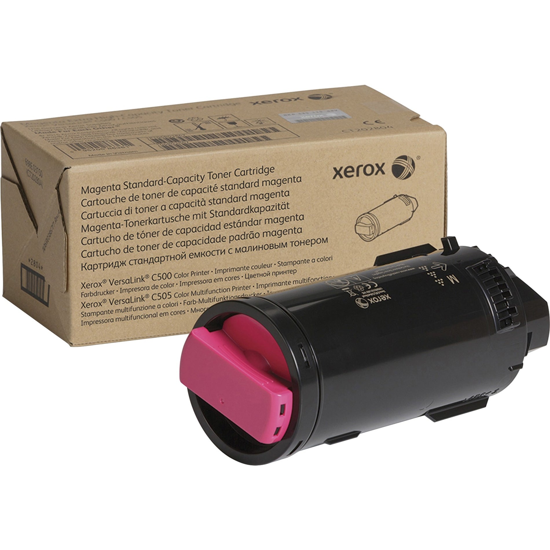 Xerox 106R03860 Toner Cartridge, Magenta, 2,400 Pages Yield