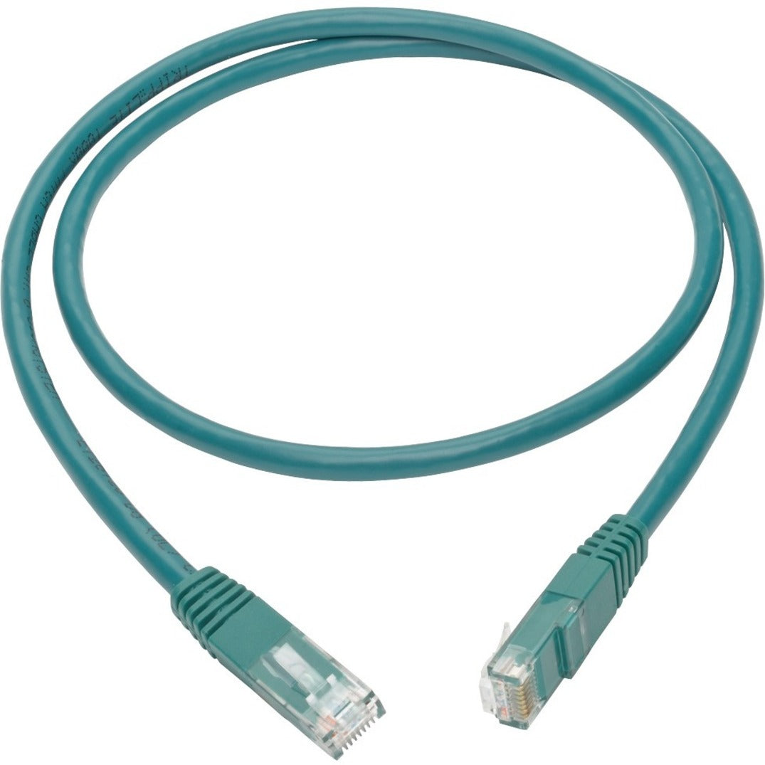 Tripp Lite N200-003-GN Cat6 Gigabit Molded Patch Cable (RJ45 M/M), Green, 3 ft