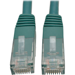 Tripp Lite Cat6 Gigabit Network Cable, RJ45 M/M Molded Patch Cable, Gold-Plated Connectors, 1Gbps Data Transfer, Connects Computers, Printers, Routers, Green 5ft - N200-005-GN (Lifetime Warranty)