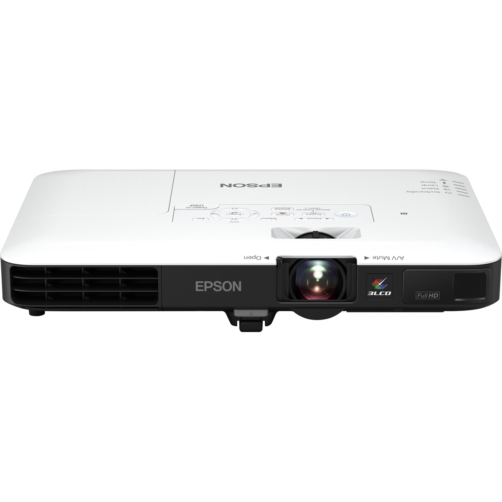 Epson V11H796020 PowerLite 1795F Wireless Full HD 1080p 3LCD Projector, 3200 Lumens, 16:9 Aspect Ratio