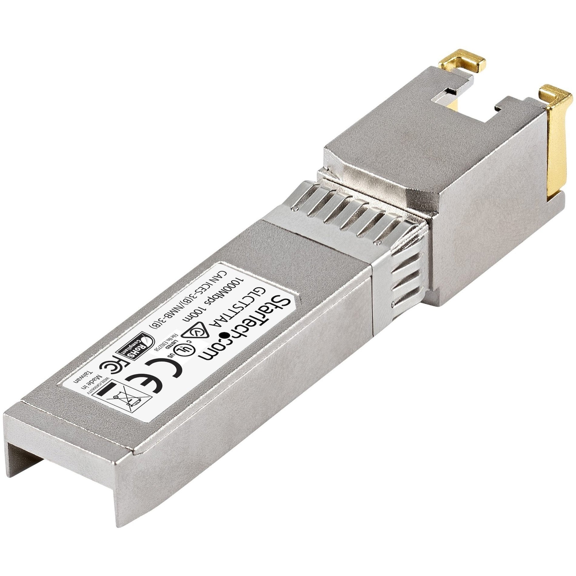 星移科技 思科 GLC-T兼容的SFP光纤收发器模块 - TAA合规千兆铜RJ45，1000Base-T铜SFP - 100m/328英尺